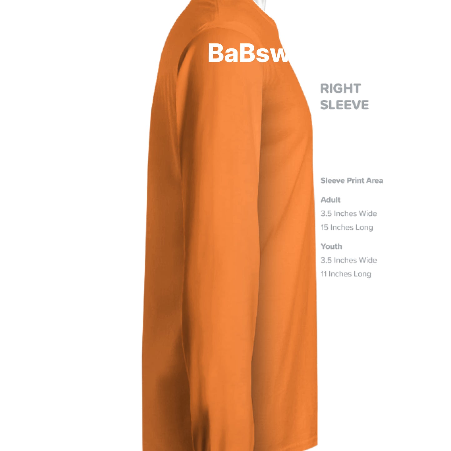 SAFETY ORANGE - SLEEVE_RIGHT