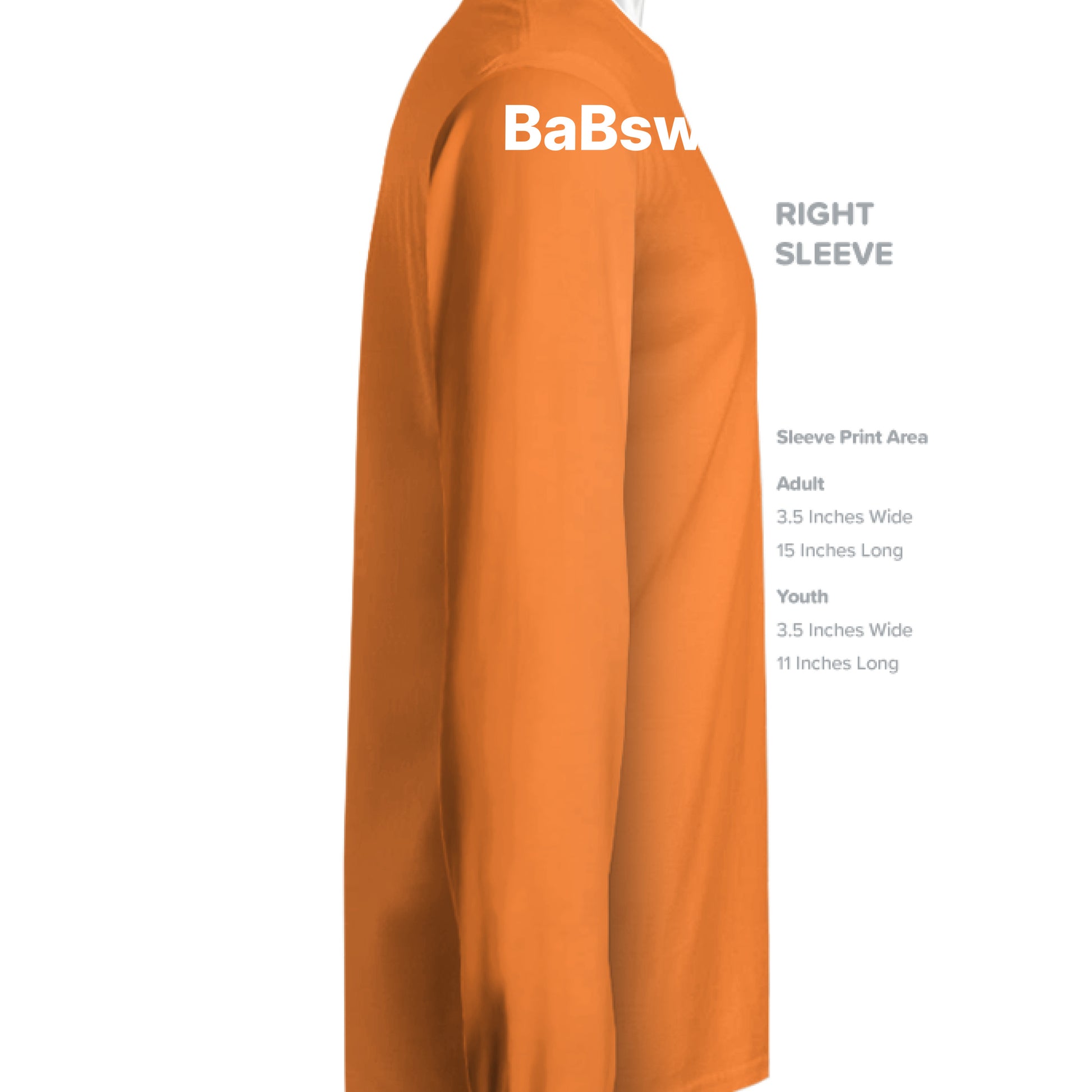 SAFETY ORANGE - SLEEVE_RIGHT